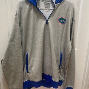 Knights Apparel Florida Gator Gray and Blue Pullover